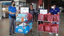 Doing Our Part for National Heroes: Packed food and PPE contributions to COVID-19 Frontliners