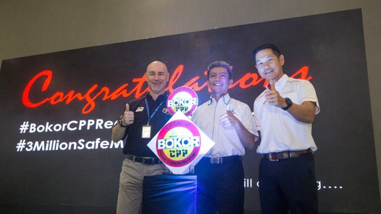 3 Million Safe Man-hours for Bokor CPP Project