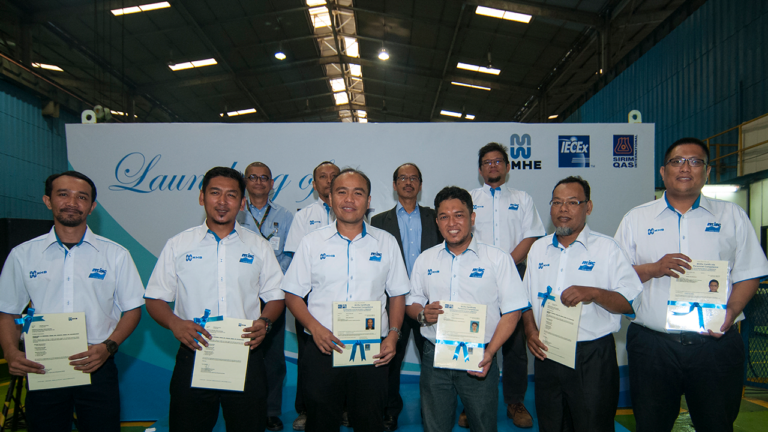 MMHE becomes the First Shipyard in Malaysia to own IECEx certificate