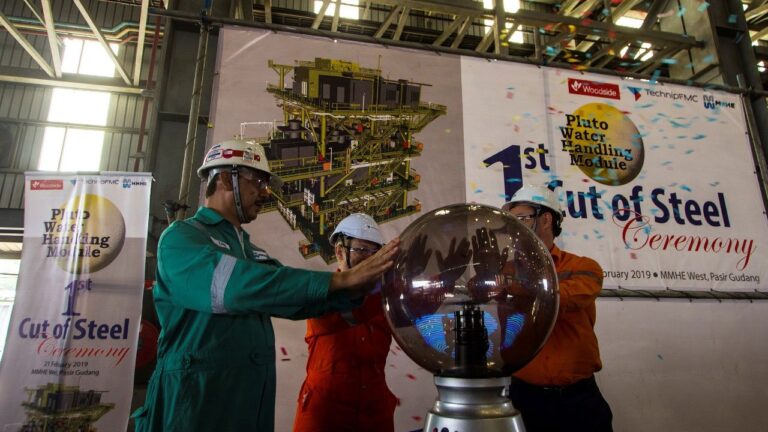 Pluto Water Handling Unit Project for Australia Waters is Now under Construction